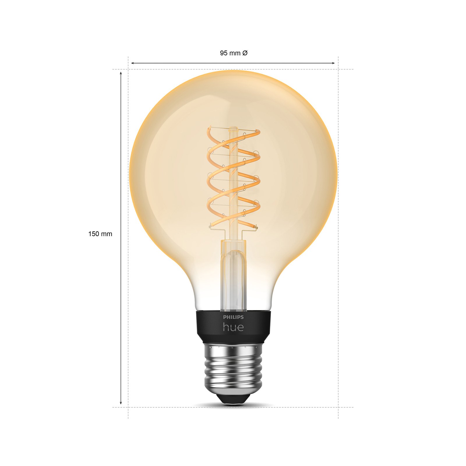 Philips Hue White Filament Bluetooth Ø93 E27 - Philips Hue
