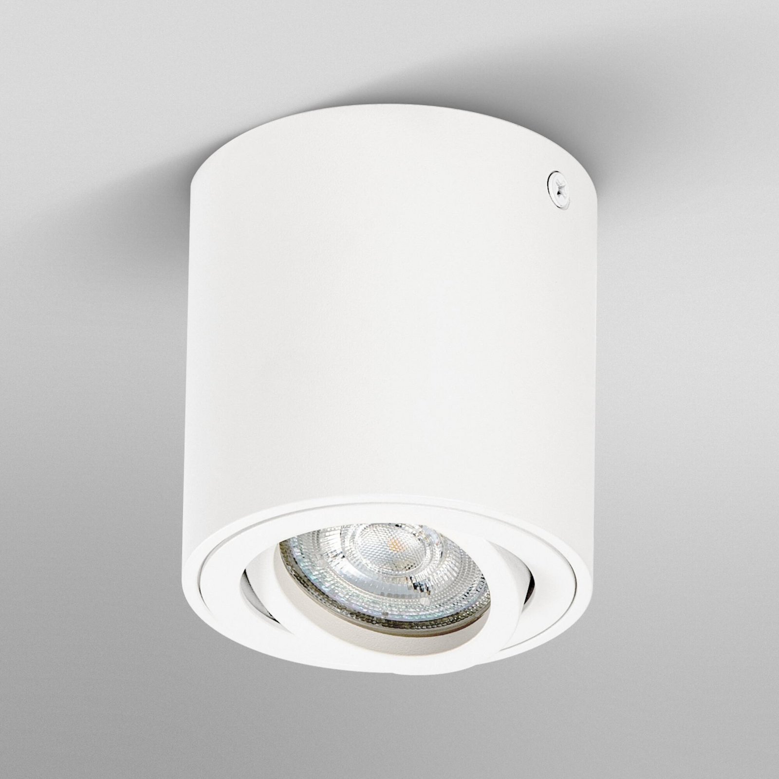 Refletor de teto OSRAM ROUND, branco, Ø 8 cm, metal, GU10