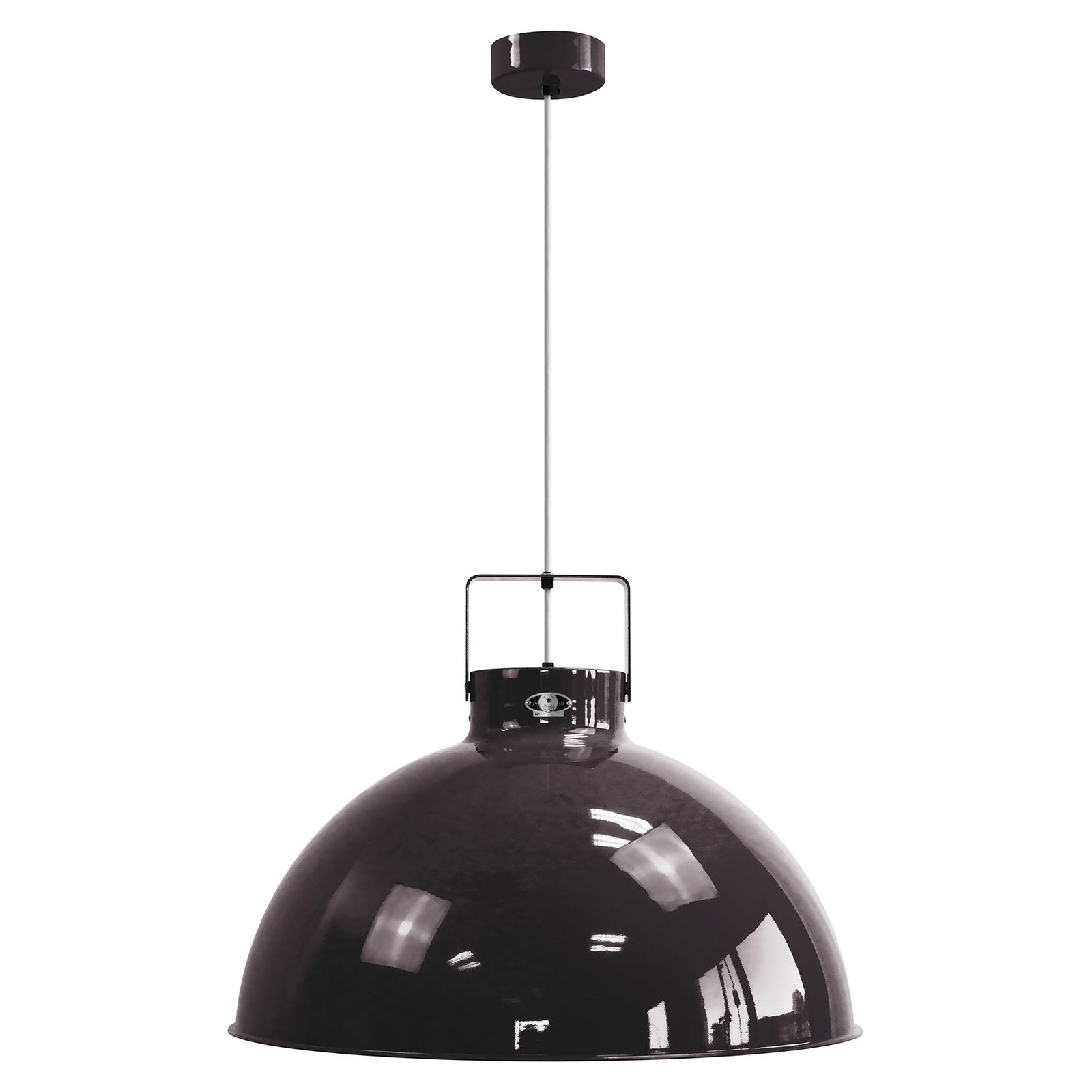 Jieldé Dante D675 függő lámpa, fekete, Ø 67,5 cm