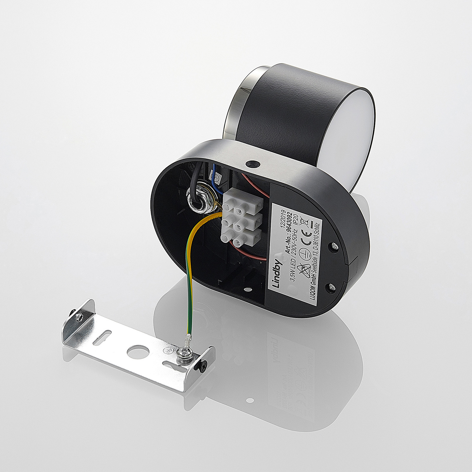 Marrie LED Aplique de Pared Black - Lindby