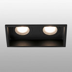Einbauleuchte Hyde, 2flammig IP44