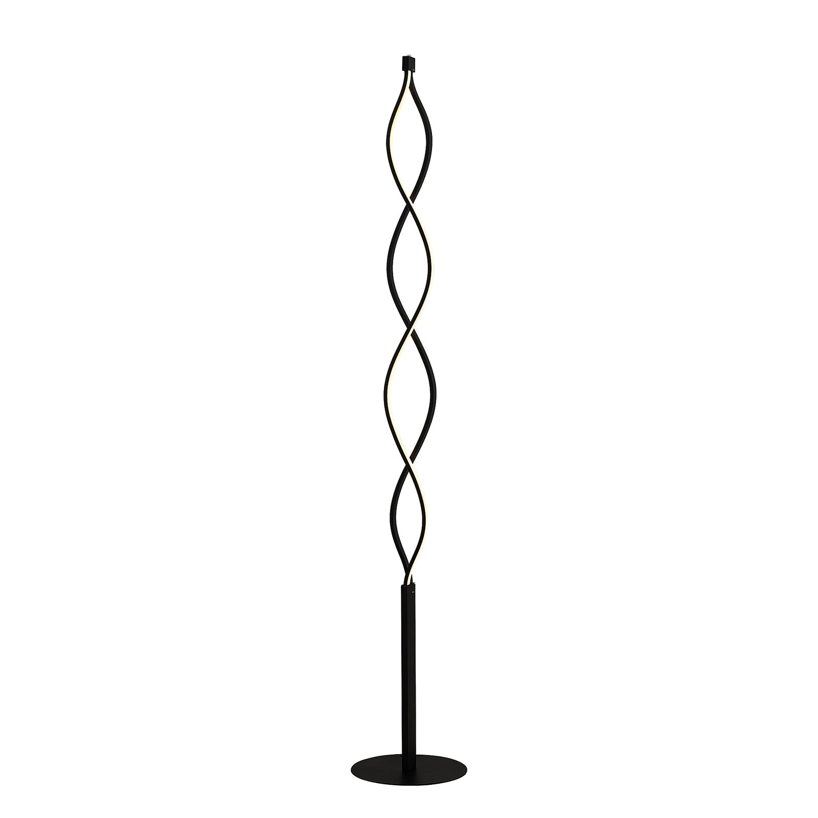 Welina LED Golvlampa Matt Black - Lindby