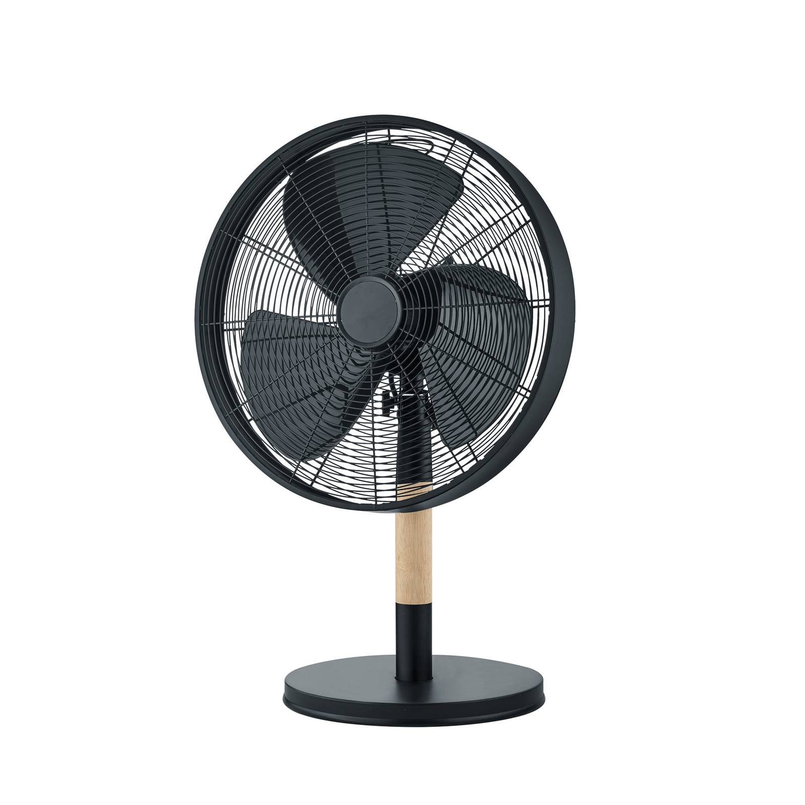 Image of Starluna Gergo ventilateur de table, hévéa, noir 4251911745221
