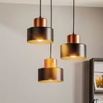 Olla hanging light three-bulb round