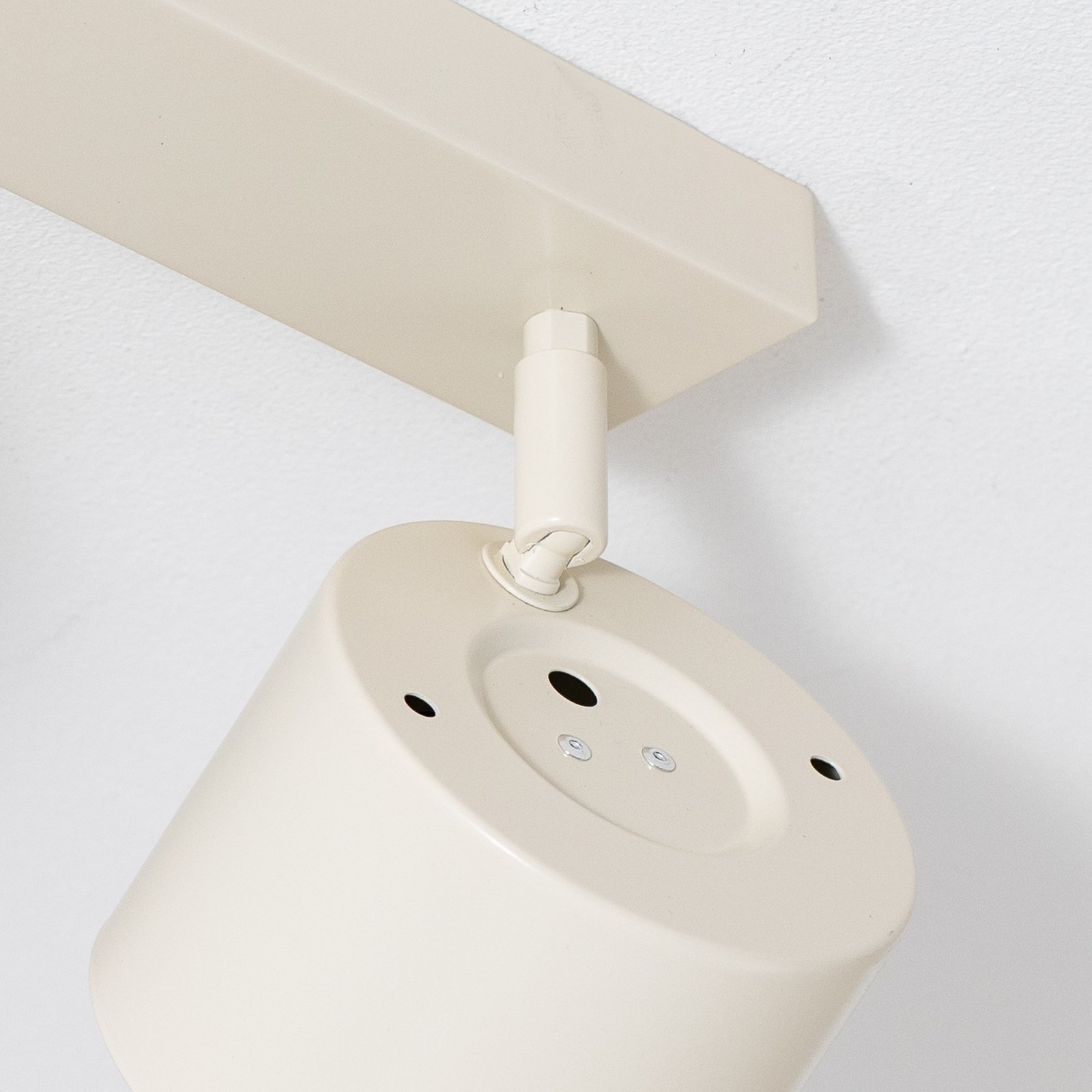 Takspotlight Chloe justerbar med 2 lampor, beige
