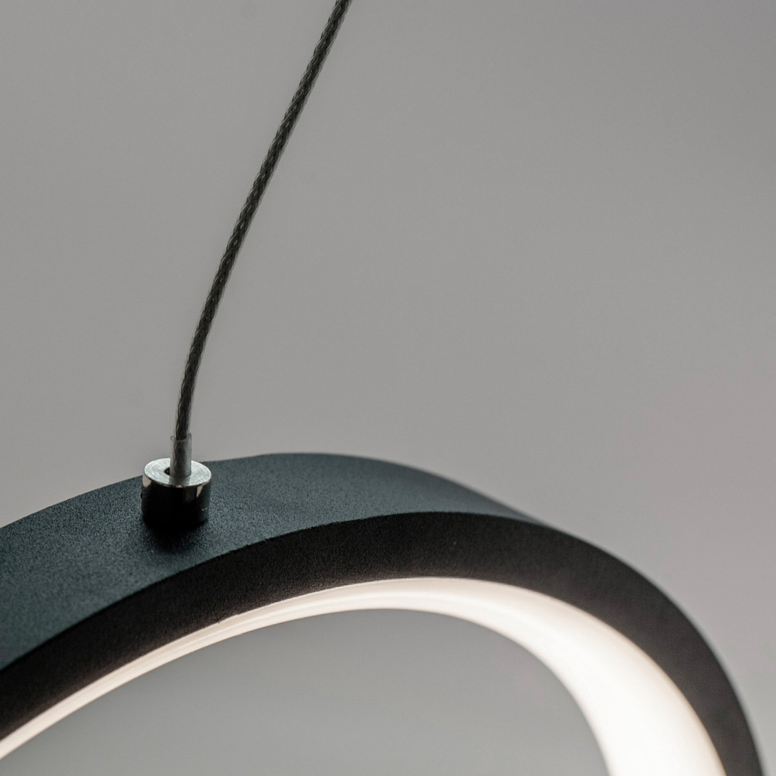 Lampa wisząca LED Kitesurf 2-punktowa czarna