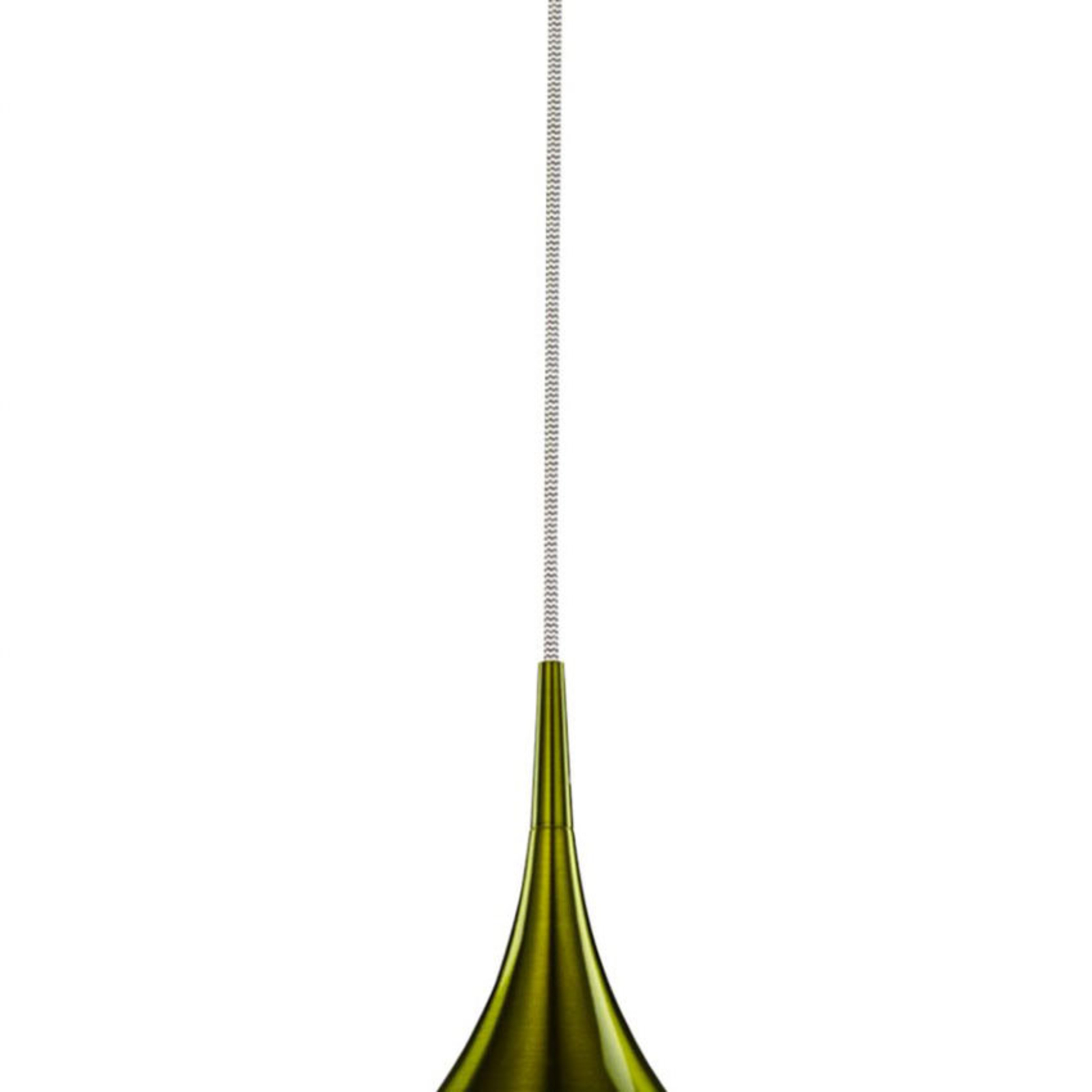Hanglamp Vibrant in mooi groen