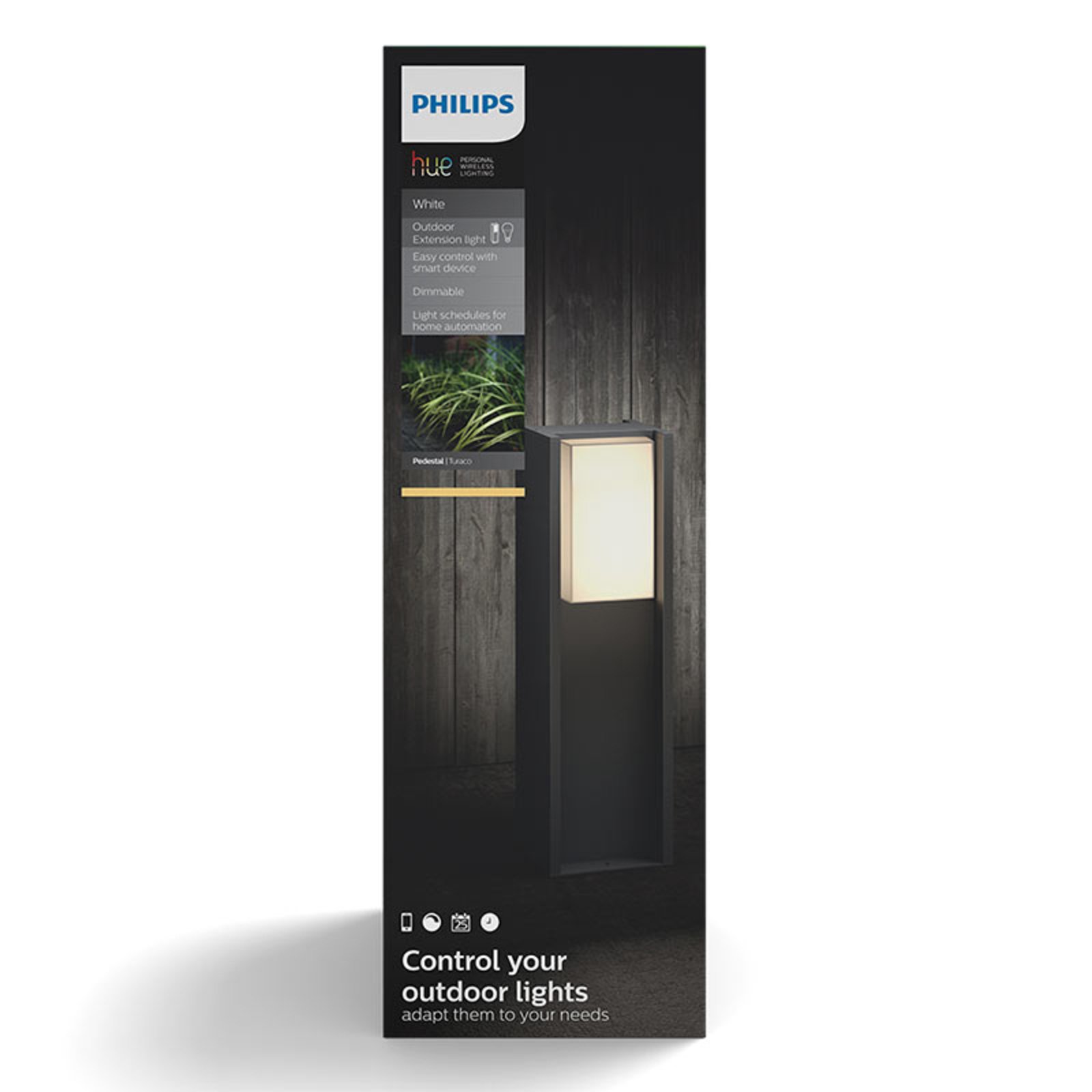 Philips Hue LED buitenwandlamp Turaco - instelbaar