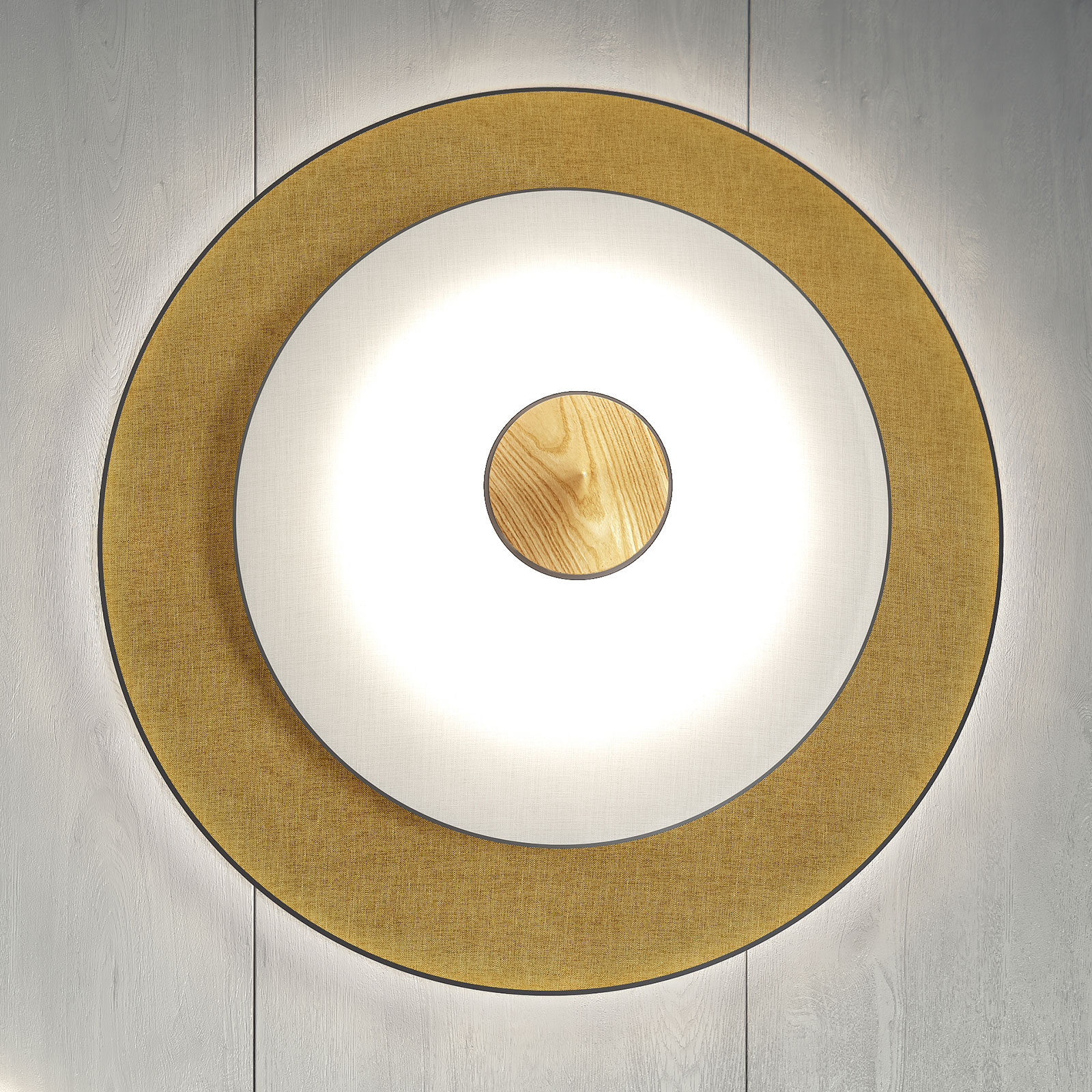 Forestier Cymbal S LED-Wandleuchte, bronze