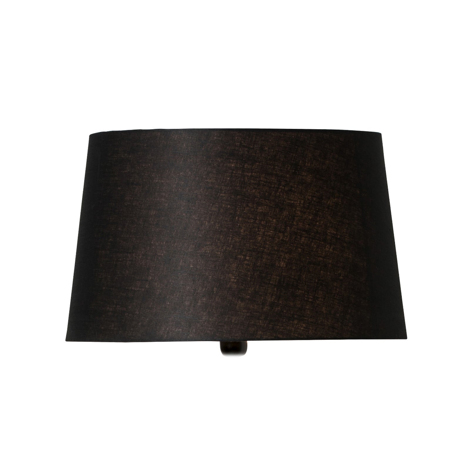 Enkel, lige lampeskærm, sort, Ø 50 cm – Watt &amp;amp; Veke Basic straight Watt & Veke - Design - Stof / tekstil