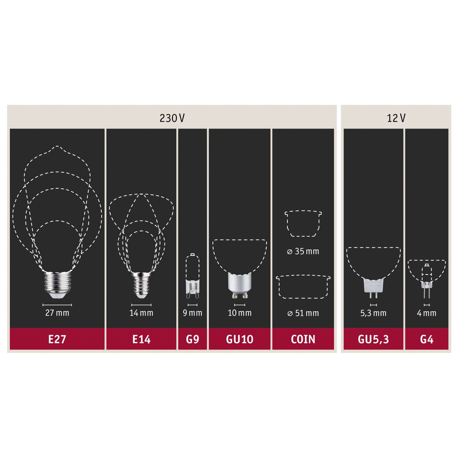 Paulmann ampoule réfrigérateur LED E14 1W 830