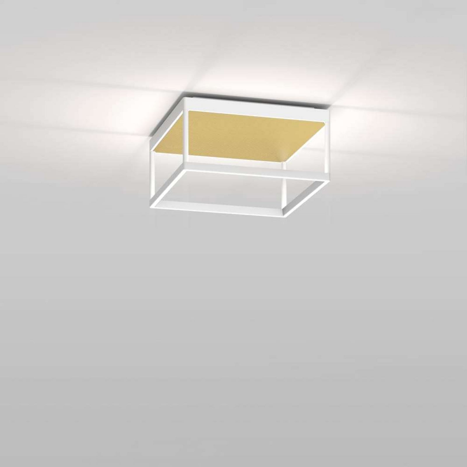 Reflex 2 LED-loftlampe, guld/hvid, 15 cm Serien Lighting - Stue - Aluminium