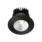 Arcchio LED-alasvalo Lirin, musta, 3000K