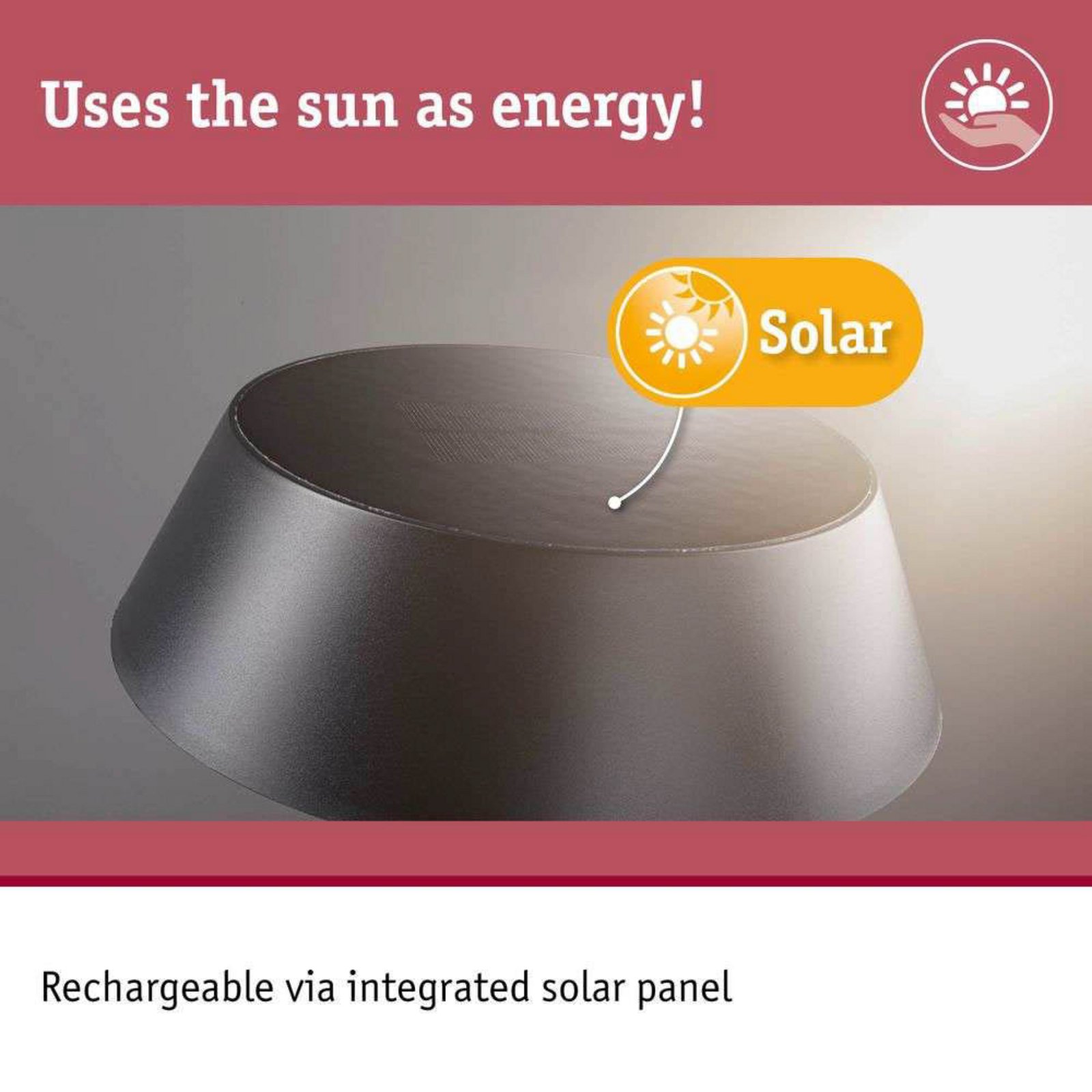 Soala Celulă solară Lampă Anthracite - Paulmann
