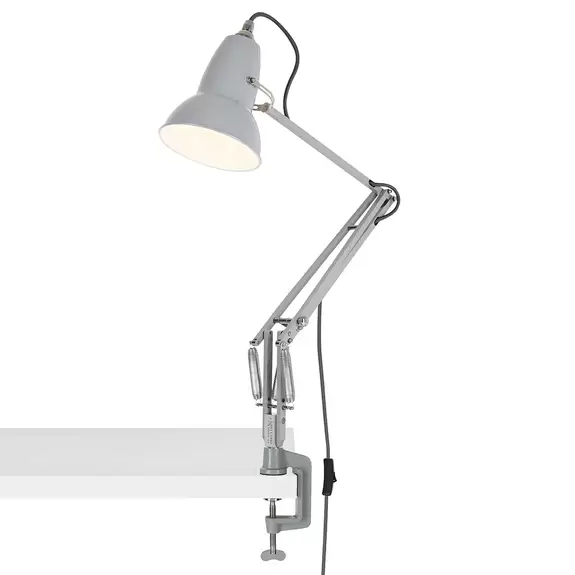 Lampenwelt Anglepoise Original 1227 Klemm-Tischlampe grau