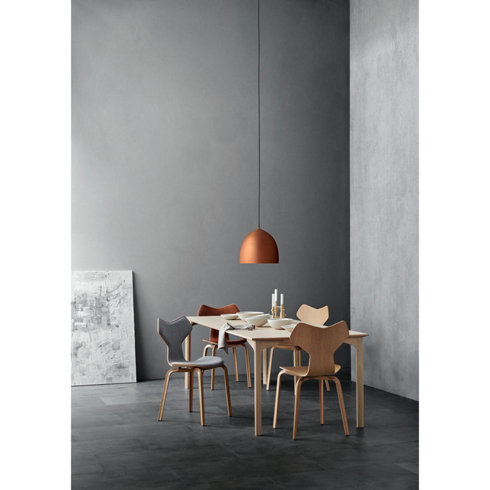 Suspence P1.5 Lustră Pendul Powder Burgundy - Fritz Hansen