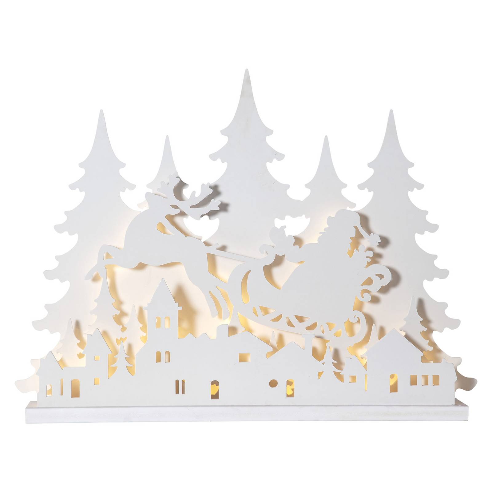 Lampe déco LED Grandi Père Noël longueur 80 cm