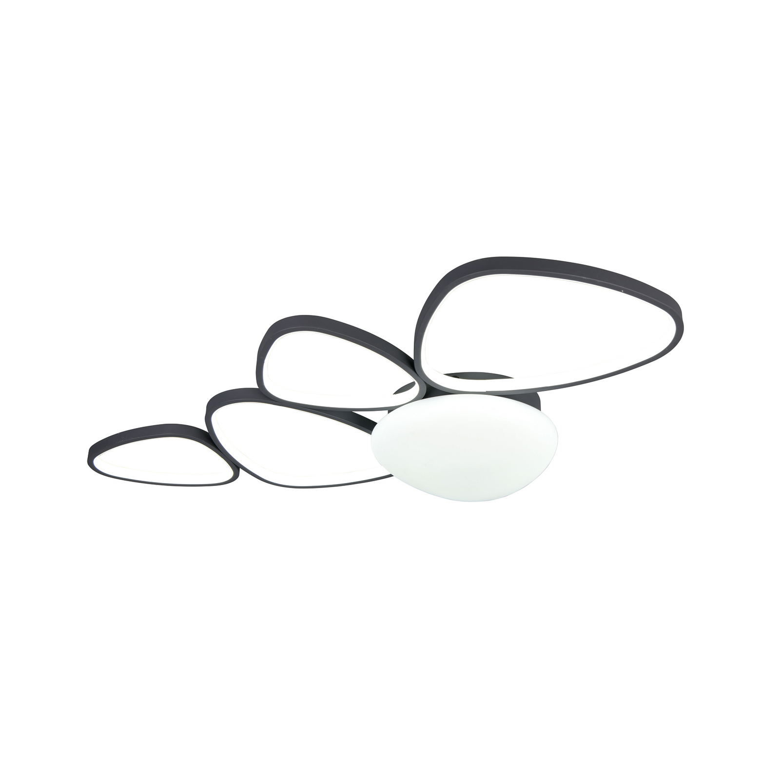LED plafondlamp Amelio, zwart, 102 cm, CCT, afstandsbediening LED plafondlamp Amelio, zwart, 102 cm, CCT, afstandsbediening