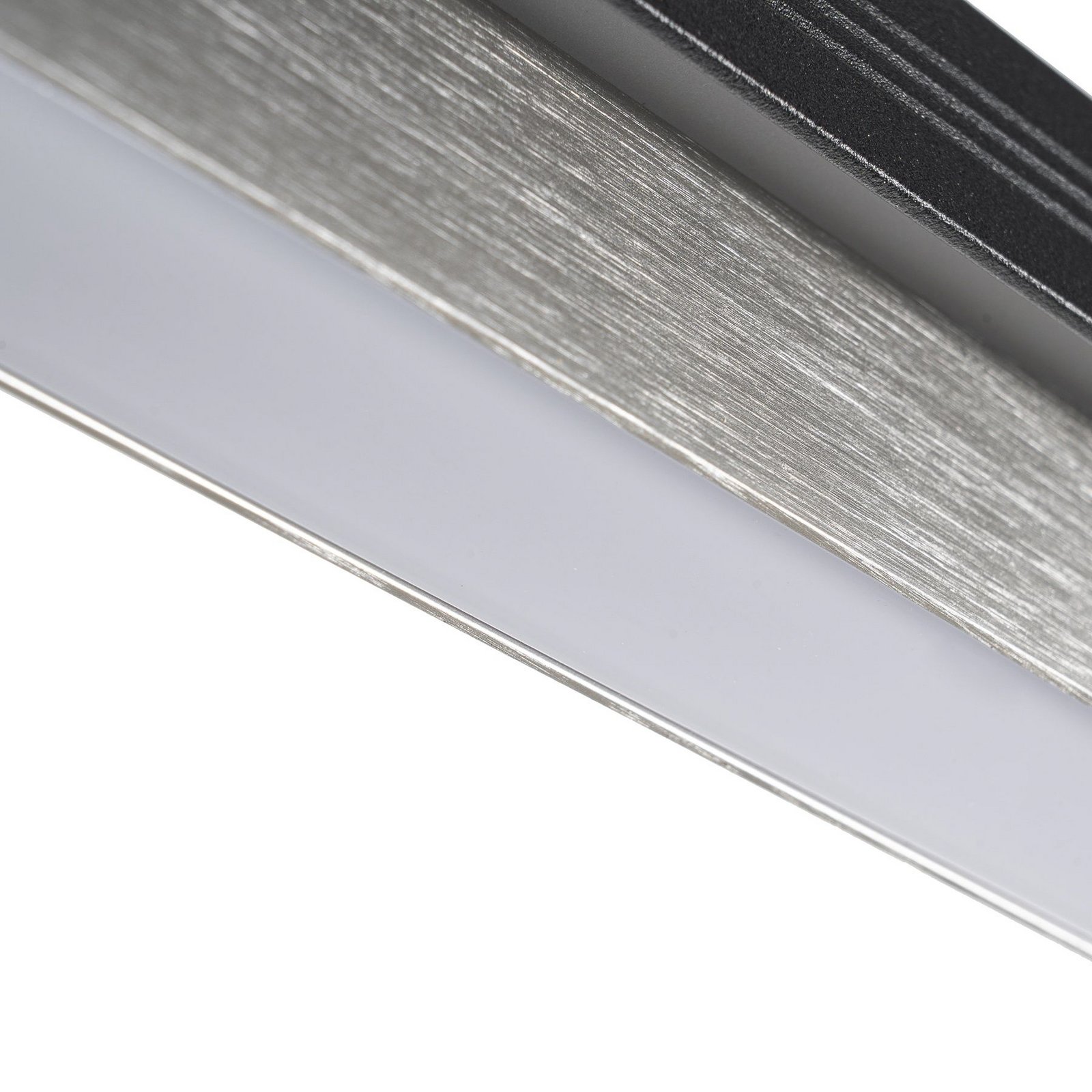 Tarnin LED hanglamp, zwart/nikkel, 98 cm - Lucande Tarnin LED hanglamp, zwart/nikkel, 98 cm - Lucande