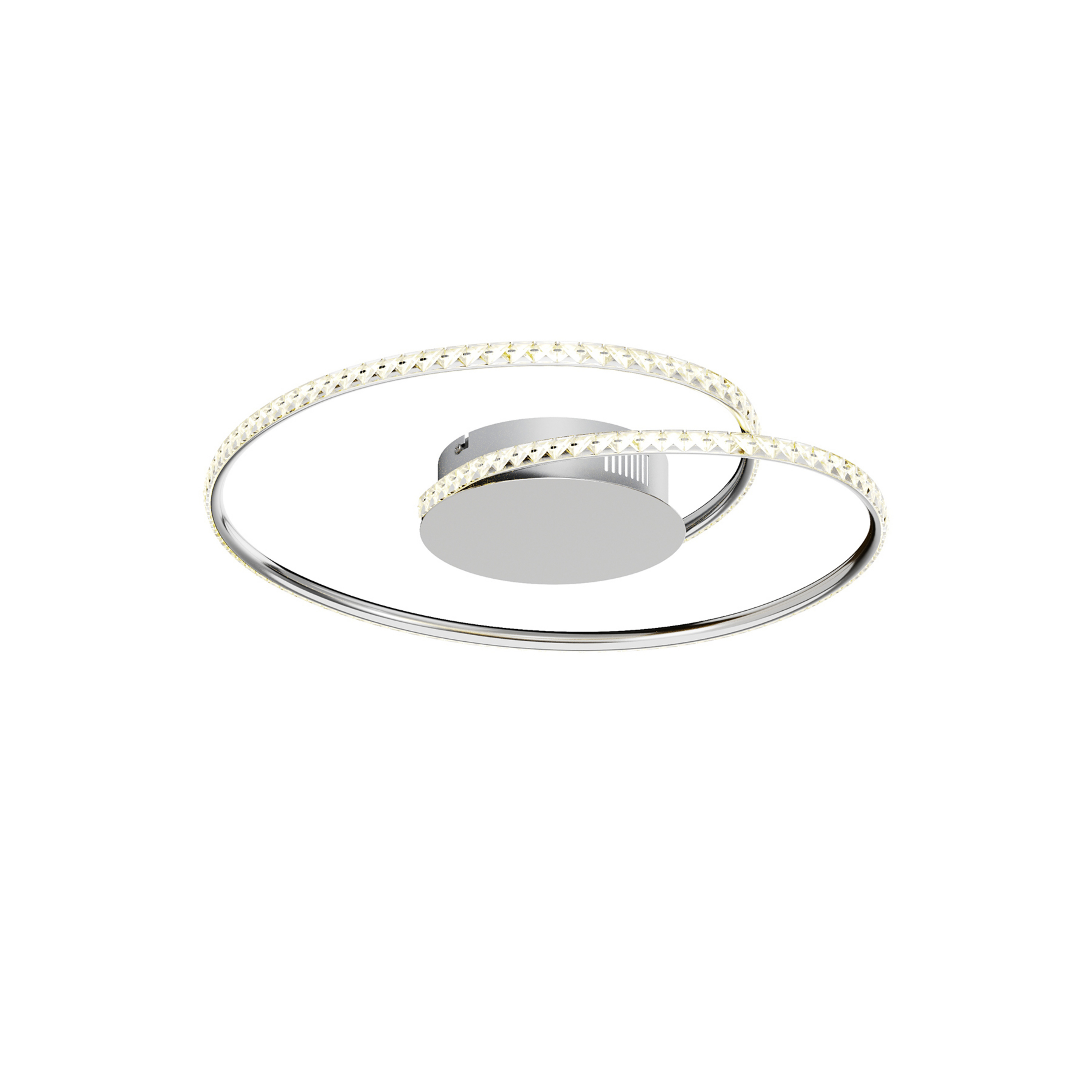 Joline LED Plafoniera Ø45 Chrome/Clear - Lindby