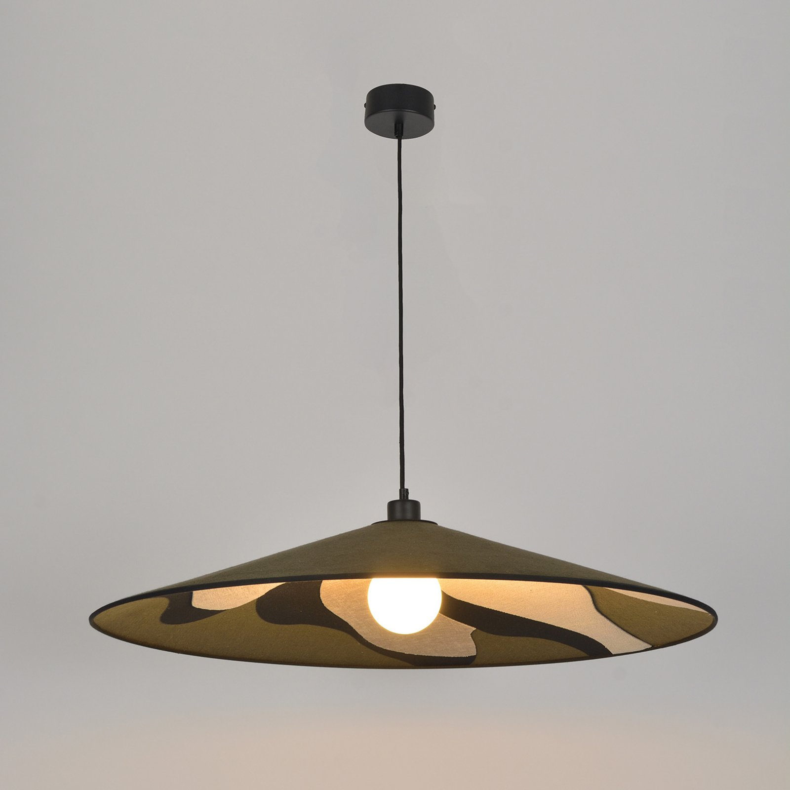 Sonia Laudet Hängelampe, Ø 80cm khaki - MARKET SET Sonia Laudet Hängelampe, Ø 80cm khaki - MARKET SET