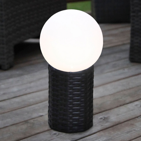 LED-Solar-Kugel Lug mit Sockel
