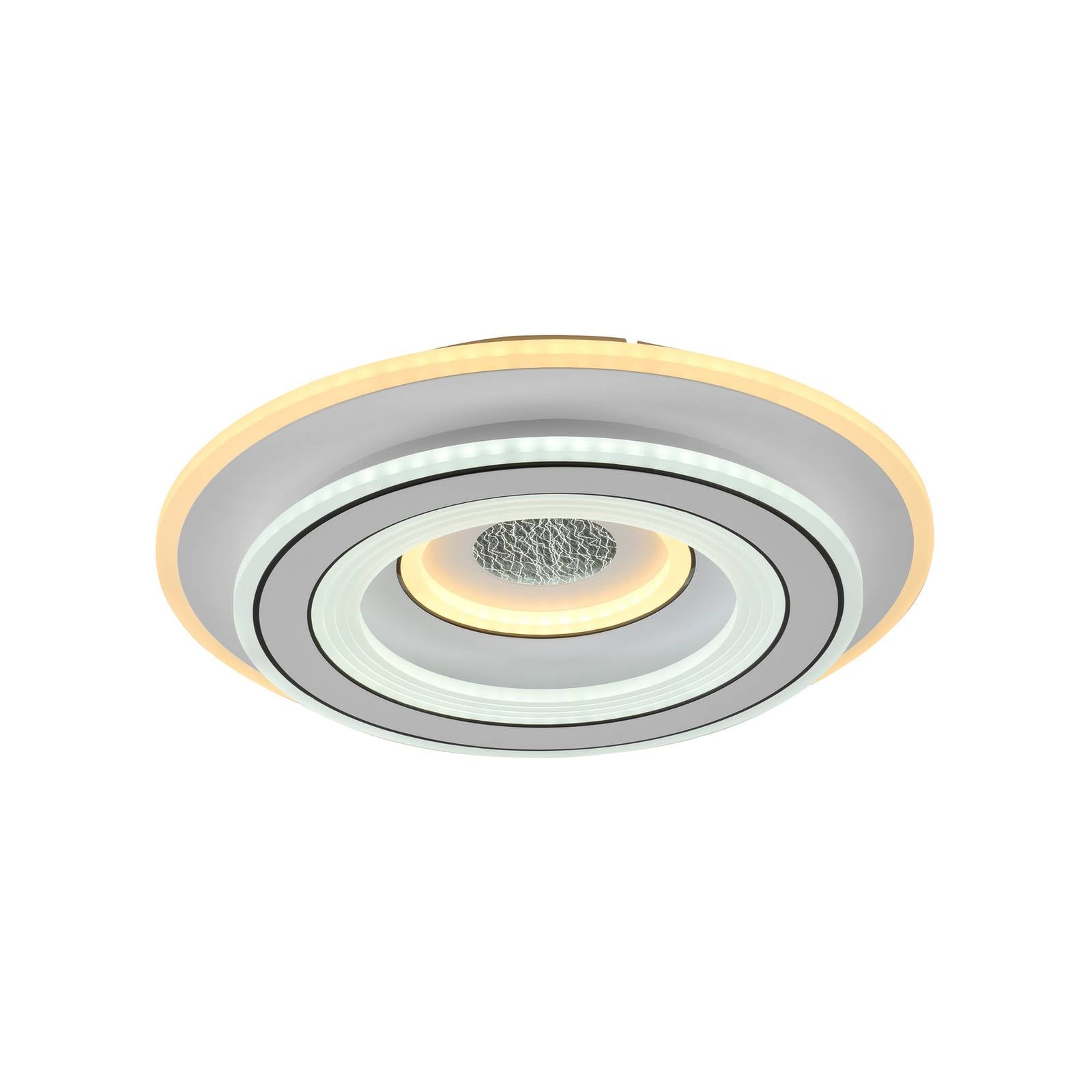 JUST LIGHT. LED-Deckenleuchte Tolago, Ø 40 cm, CCT, dimmbar