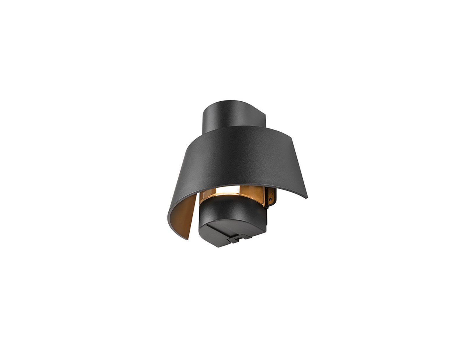 Photoni Exterior Aplică de Perete Conical Black - SLV