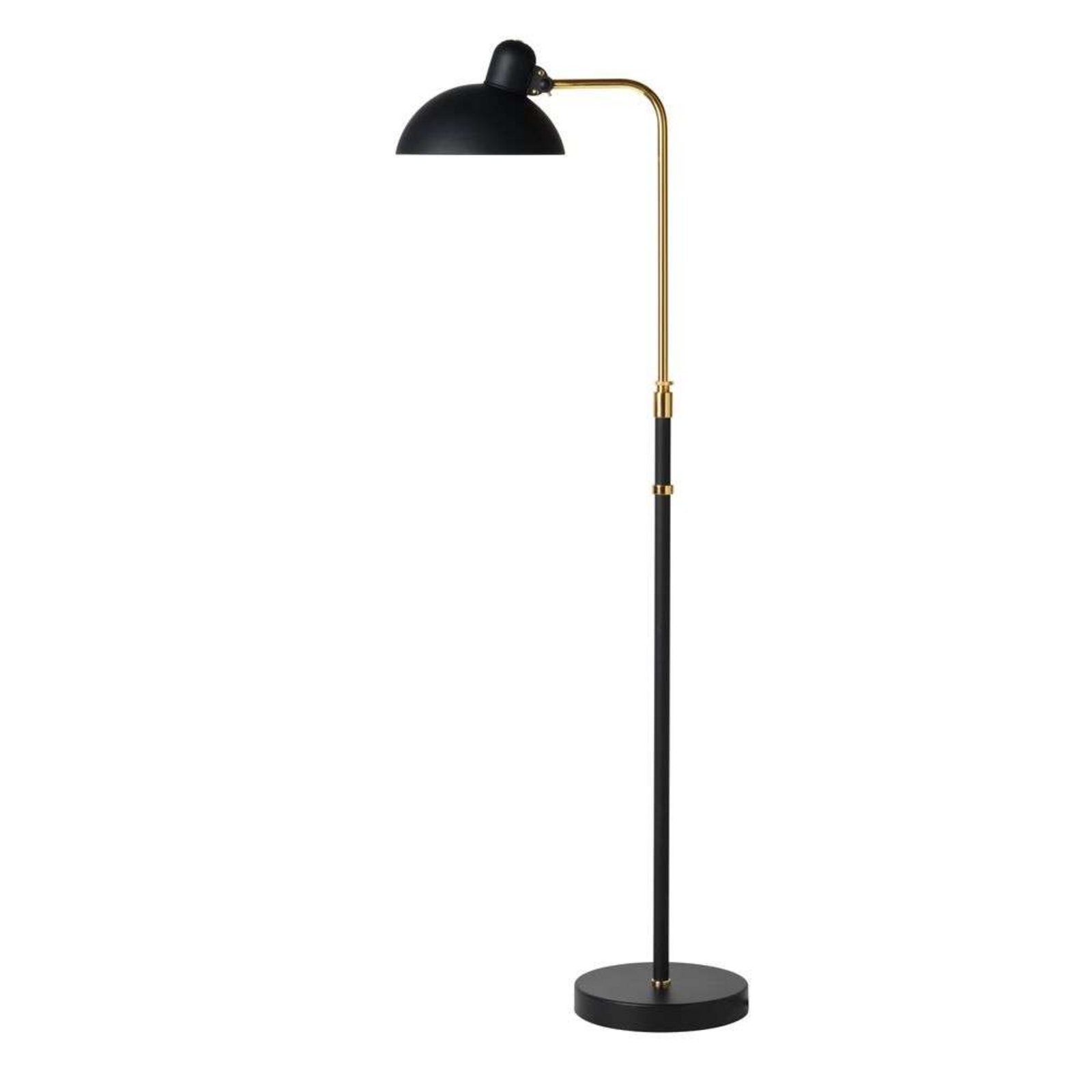 KAISER idell™ 6580-F Lampadar Mat Negru/Alamă - Fritz Hansen