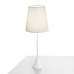 Modo Luce Lucilla lampa stołowa Ø 17cm biała