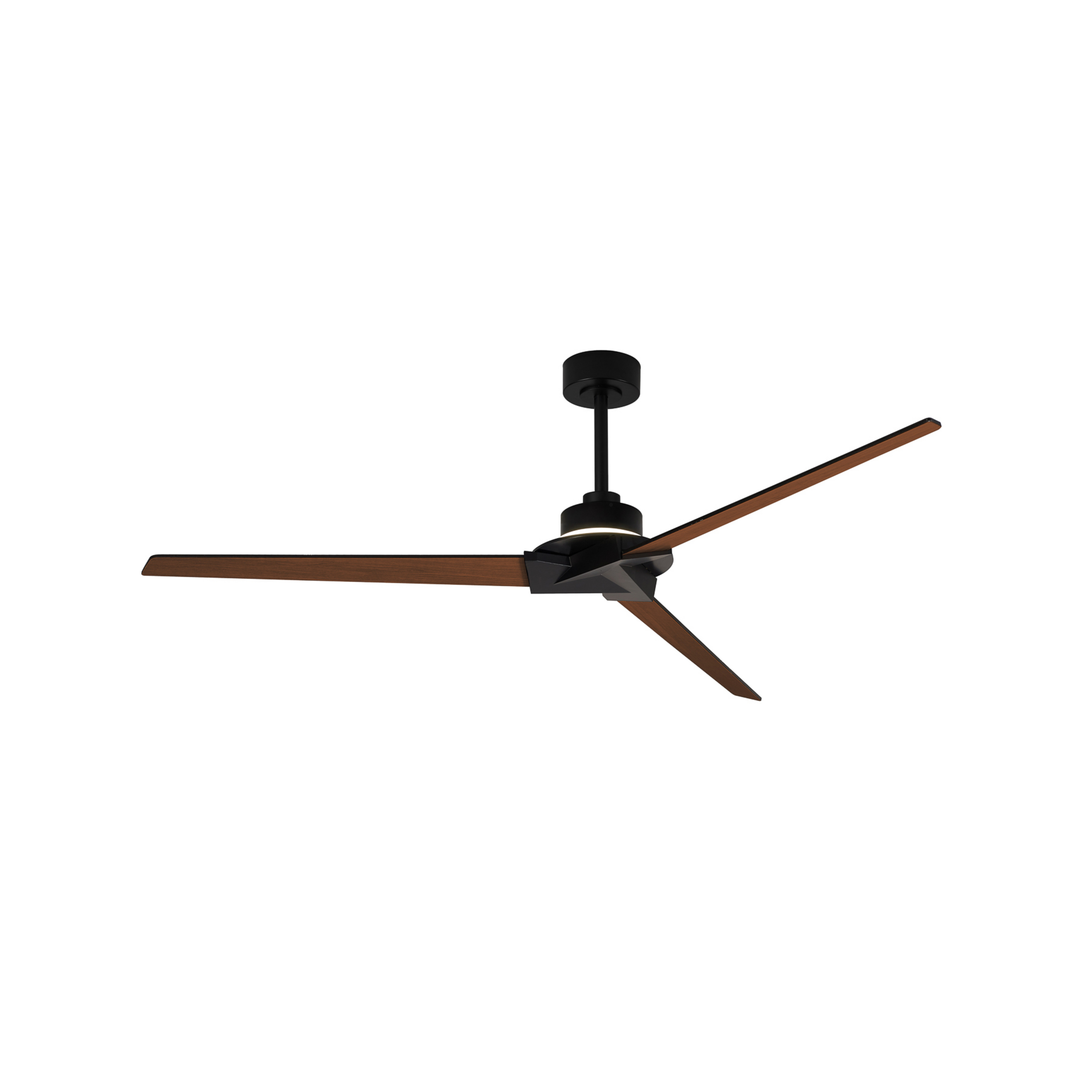 Brisa LED-Deckenventilator schwarz/holz DC leise - Mantra