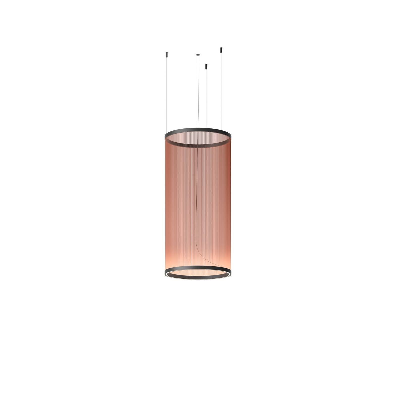 Vibia LED hanging light ARRAY reddish brown 113x55 cylinder 927 dimmable
