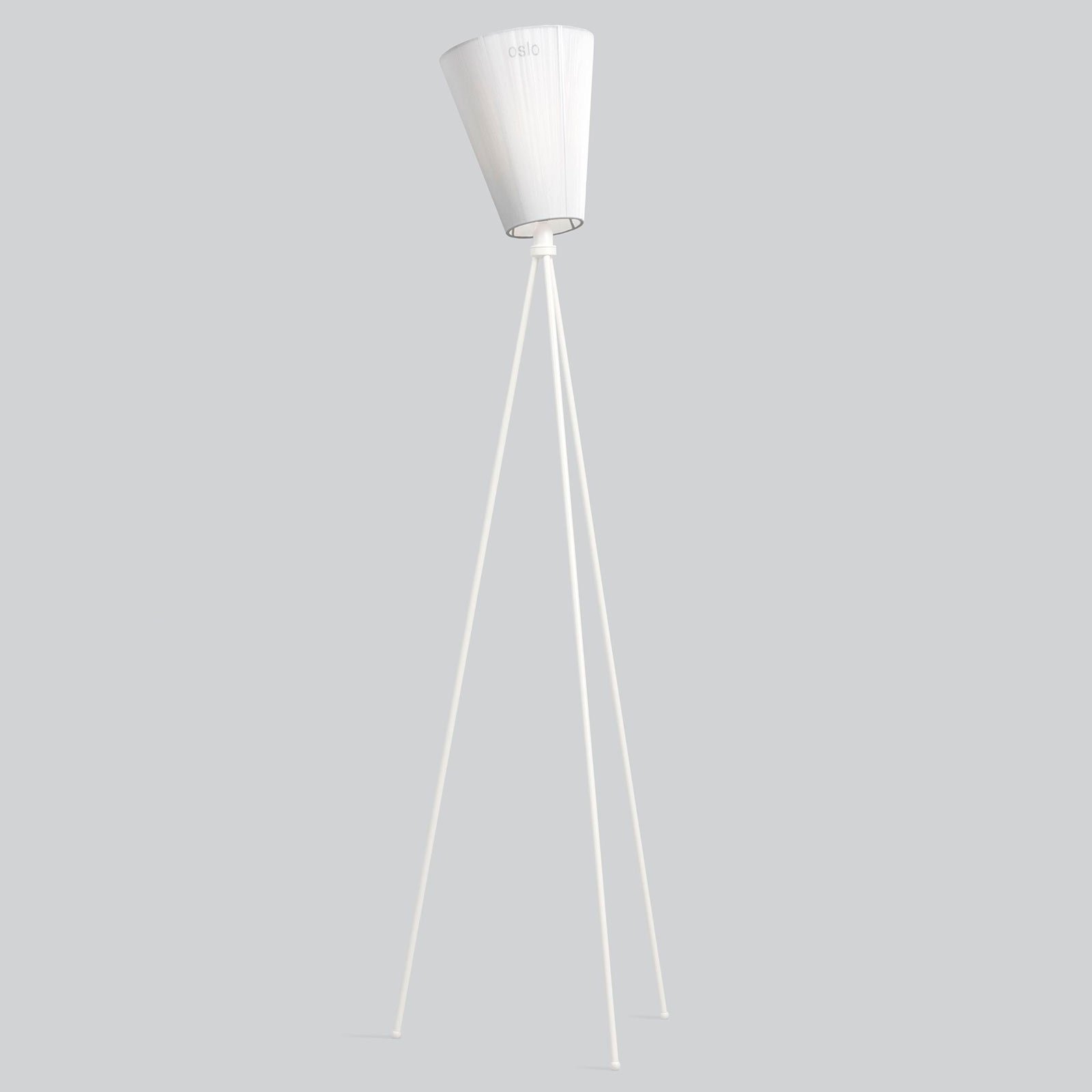 Oslo Wood Lampadaire Blanc/Blanc - Northern
