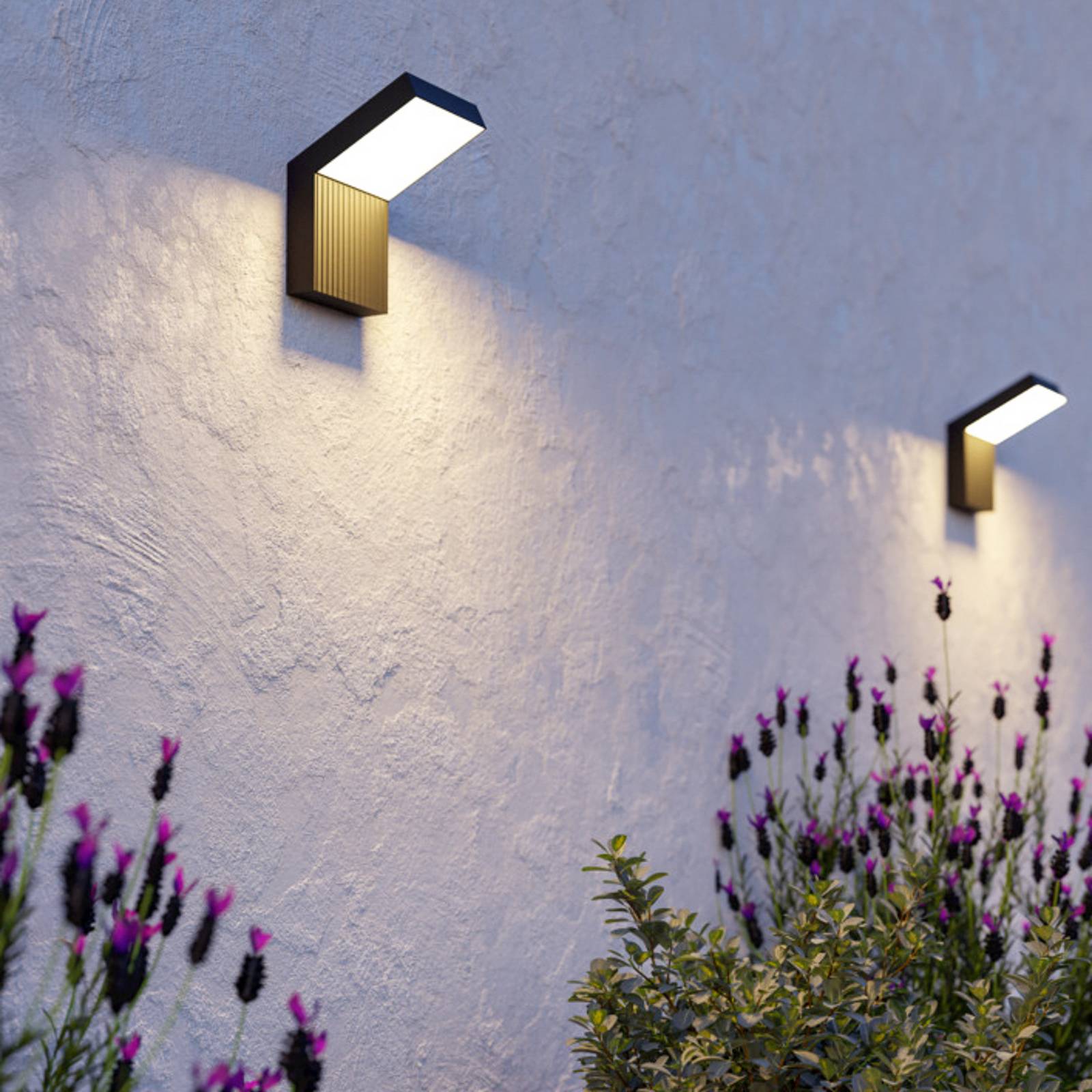 Kinkiet zewnętrzny LED EGLO GROTTAZZOLINA, czarny, 18 cm, IP65