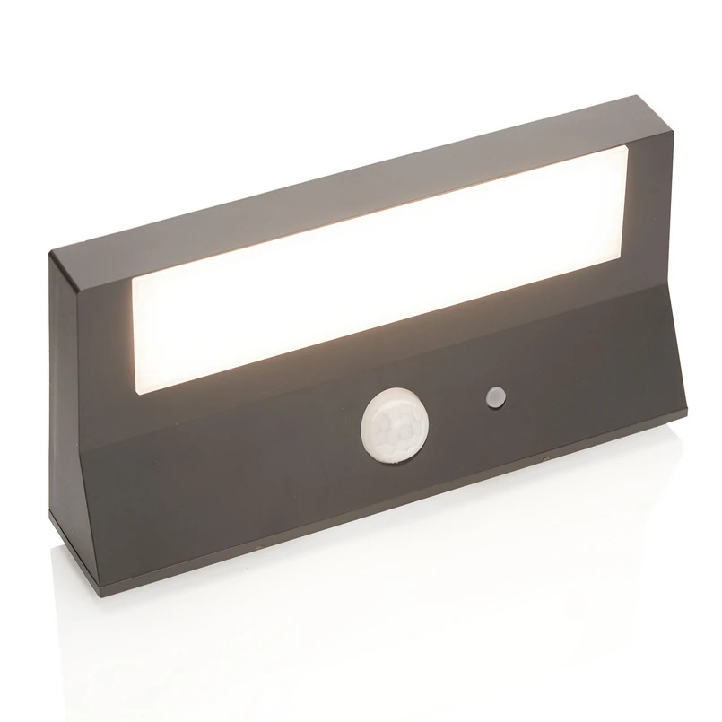Lindby - Maresia LED Solaire Applique Murale d'Extérieur w/Sensor Dark Grey