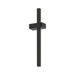 LED-Wandlampe Vision, Höhe 30 cm, Metall, schwarz, 3.000 K