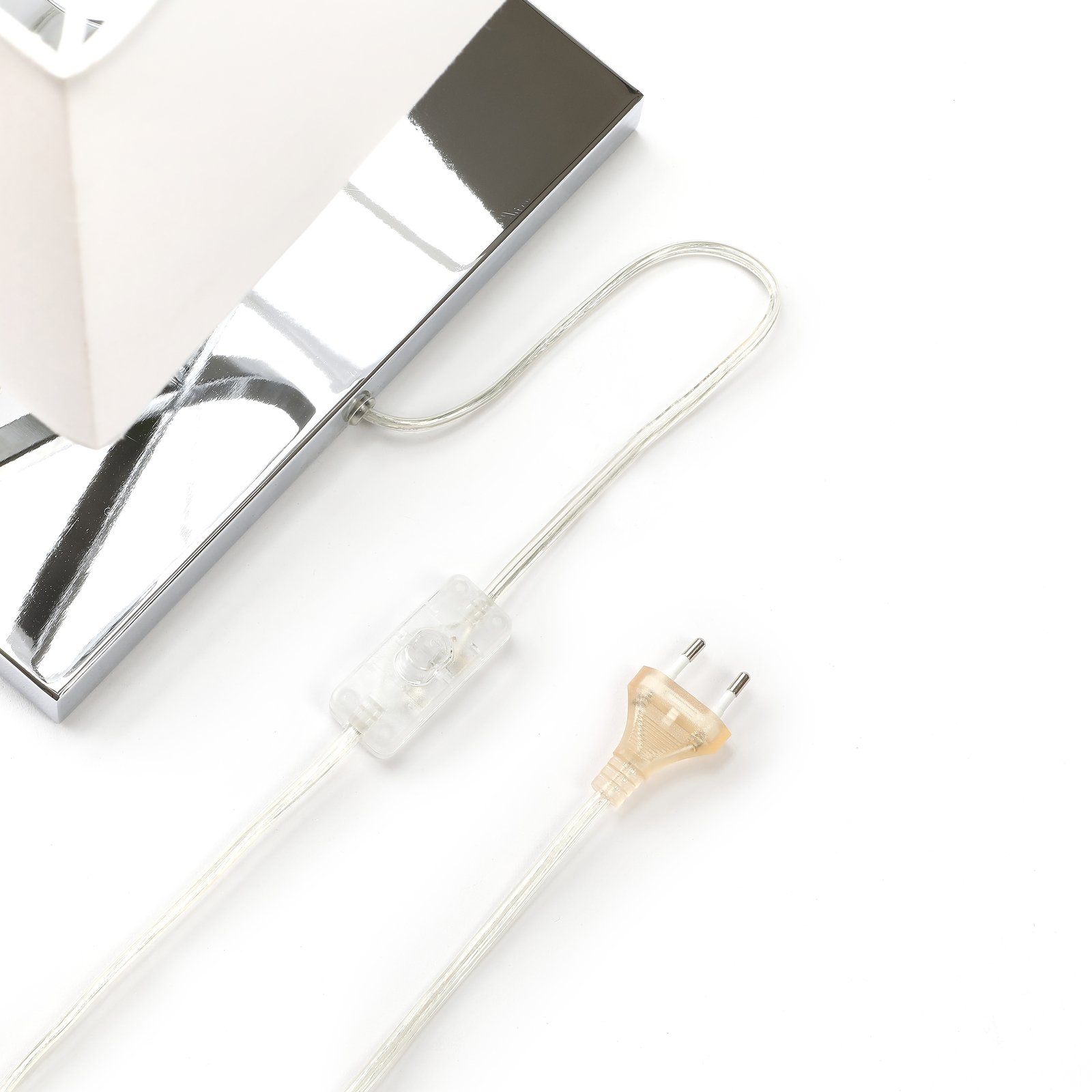 Evaine Lampe de Table Chrome/White - Lucande