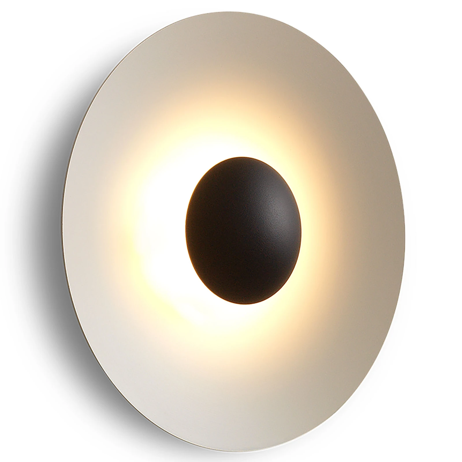MARSET Ginger 42C LED-Wandlampe Ø42cm sand