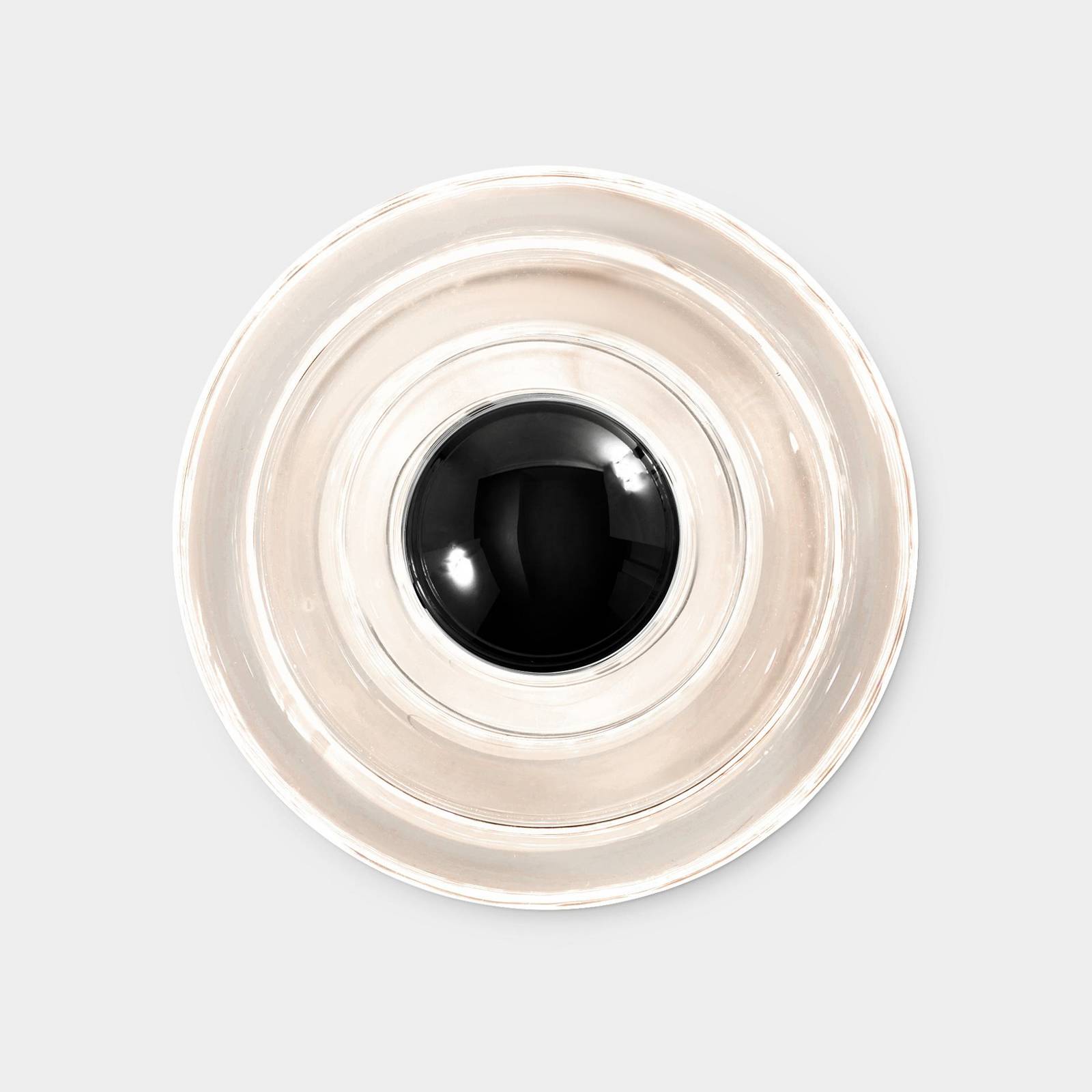 Tom Dixon kinkiet LED Press mini, przezroczysty, 21 cm, IP55