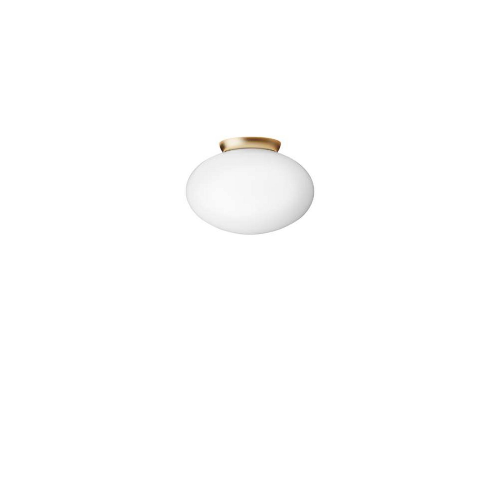 Nuura Deckenleuchte Rizzatto 301, Ø 30 cm messingfarben/opal