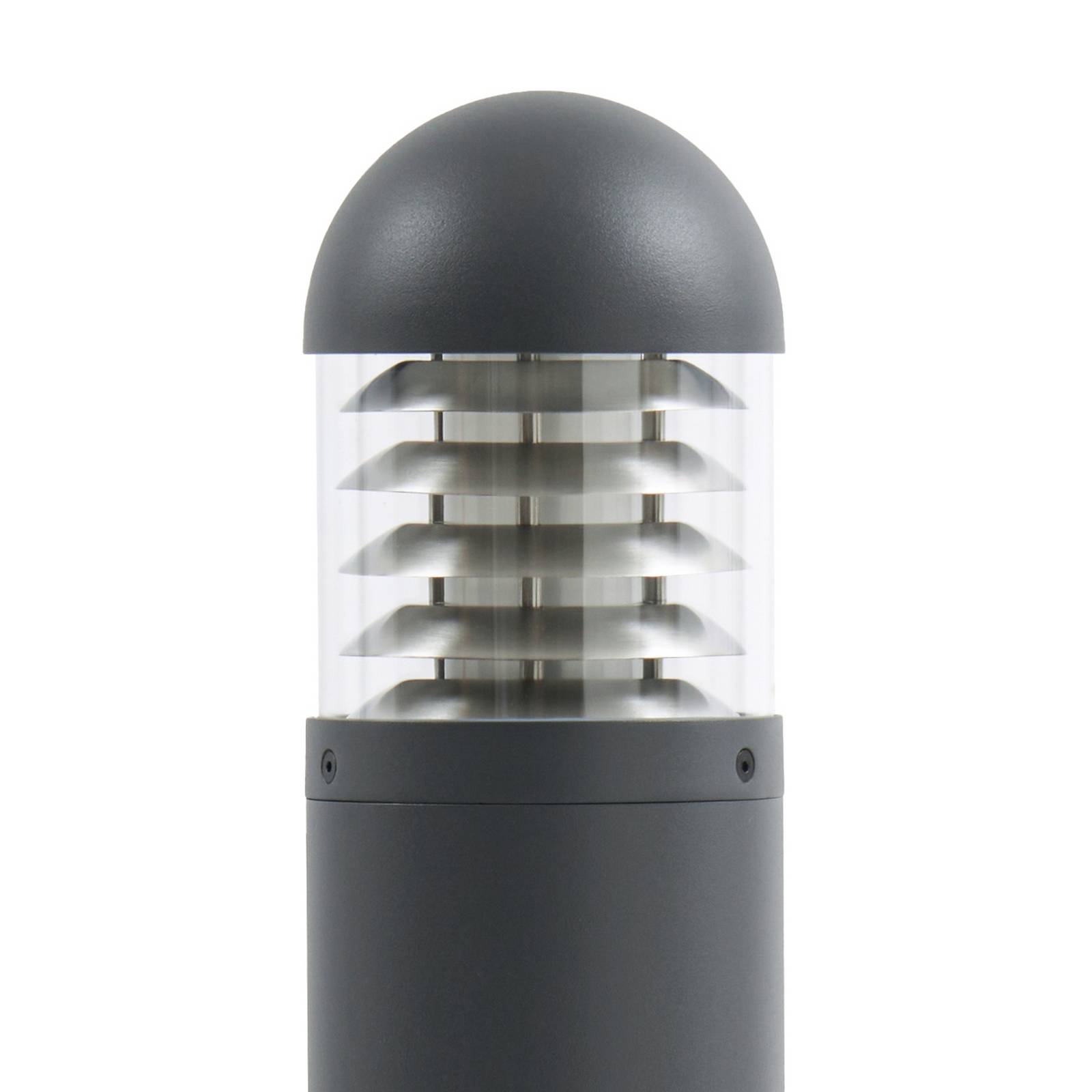 Lucande słupek oświetleniowy LED Skagena, antracyt, wysokość 90 cm, IP54
