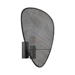 Wandlampe Screen, 42 cm hoch, schwarz, Rattan - MARKET SET