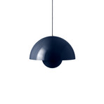 Suspension Flowerpot VP2, Ø 50 cm, bleu acier - &TRADITION