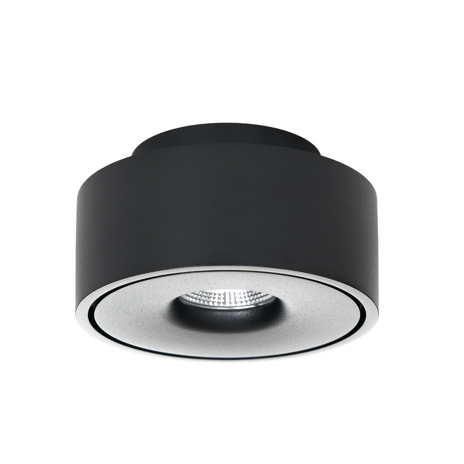 Obrotowa lampa sufitowa LED Arcchio Rotari, czarna