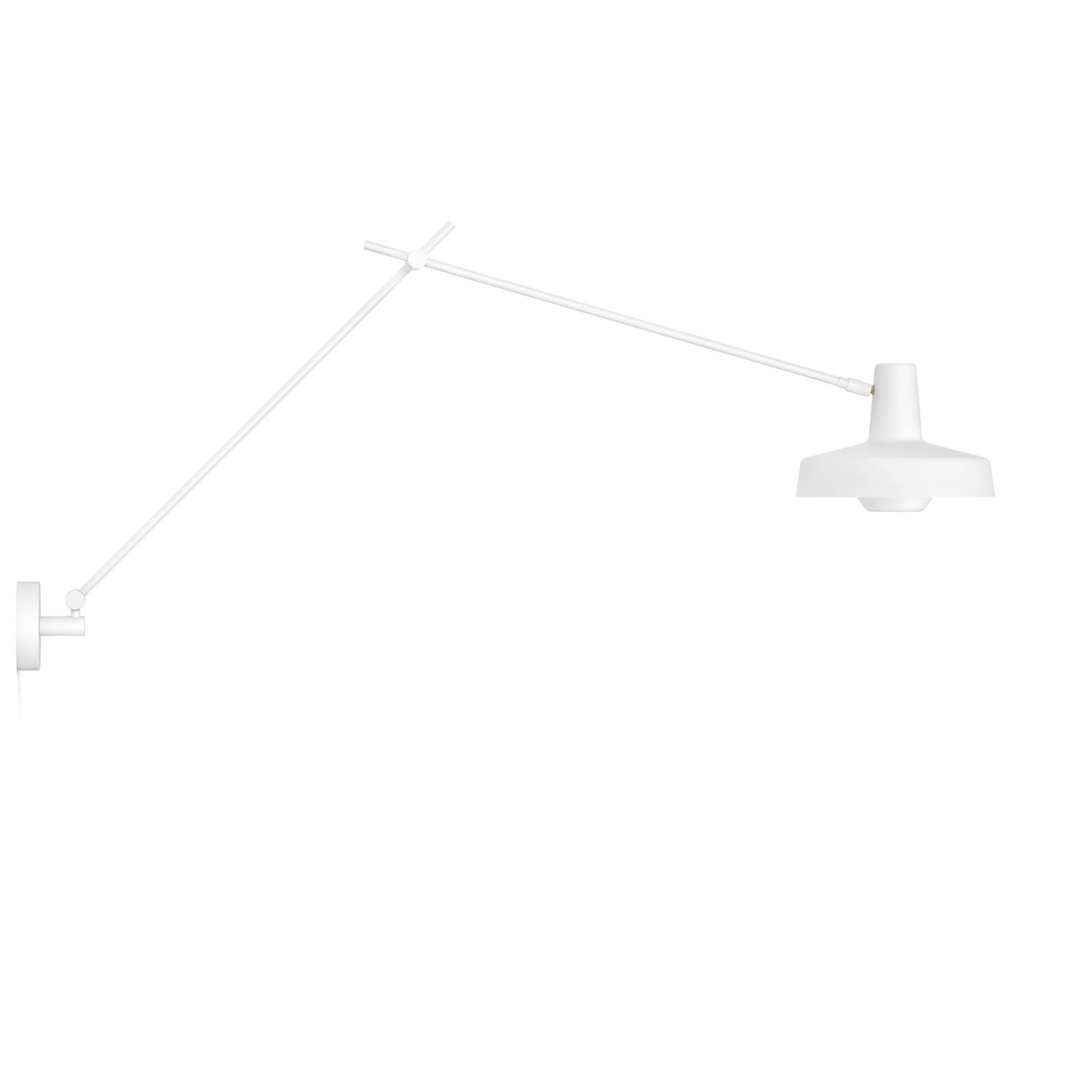 Arigato Wall Lamp Long w/Cable White - Grupa