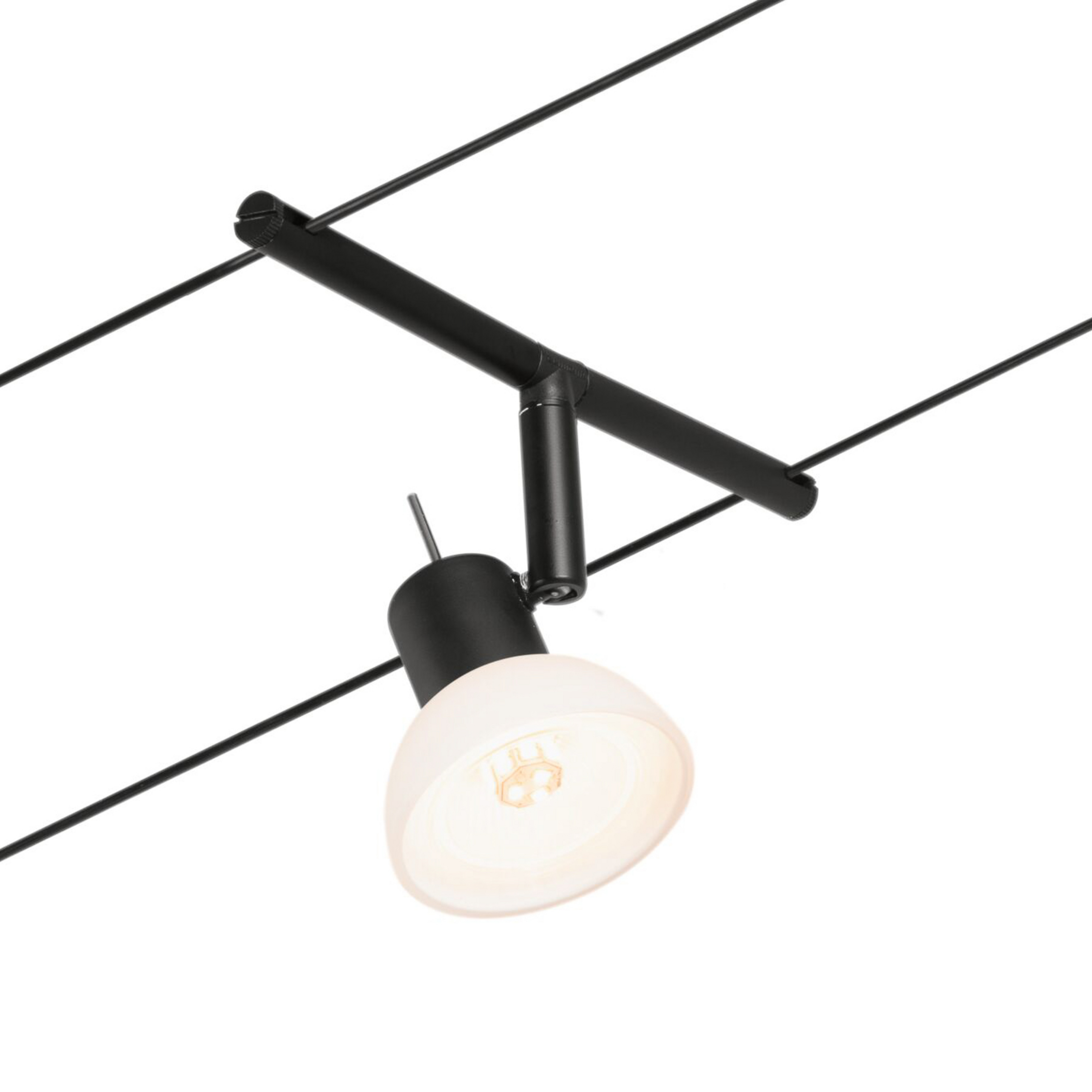 Paulmann Wire Sheela spot noir pour système câble