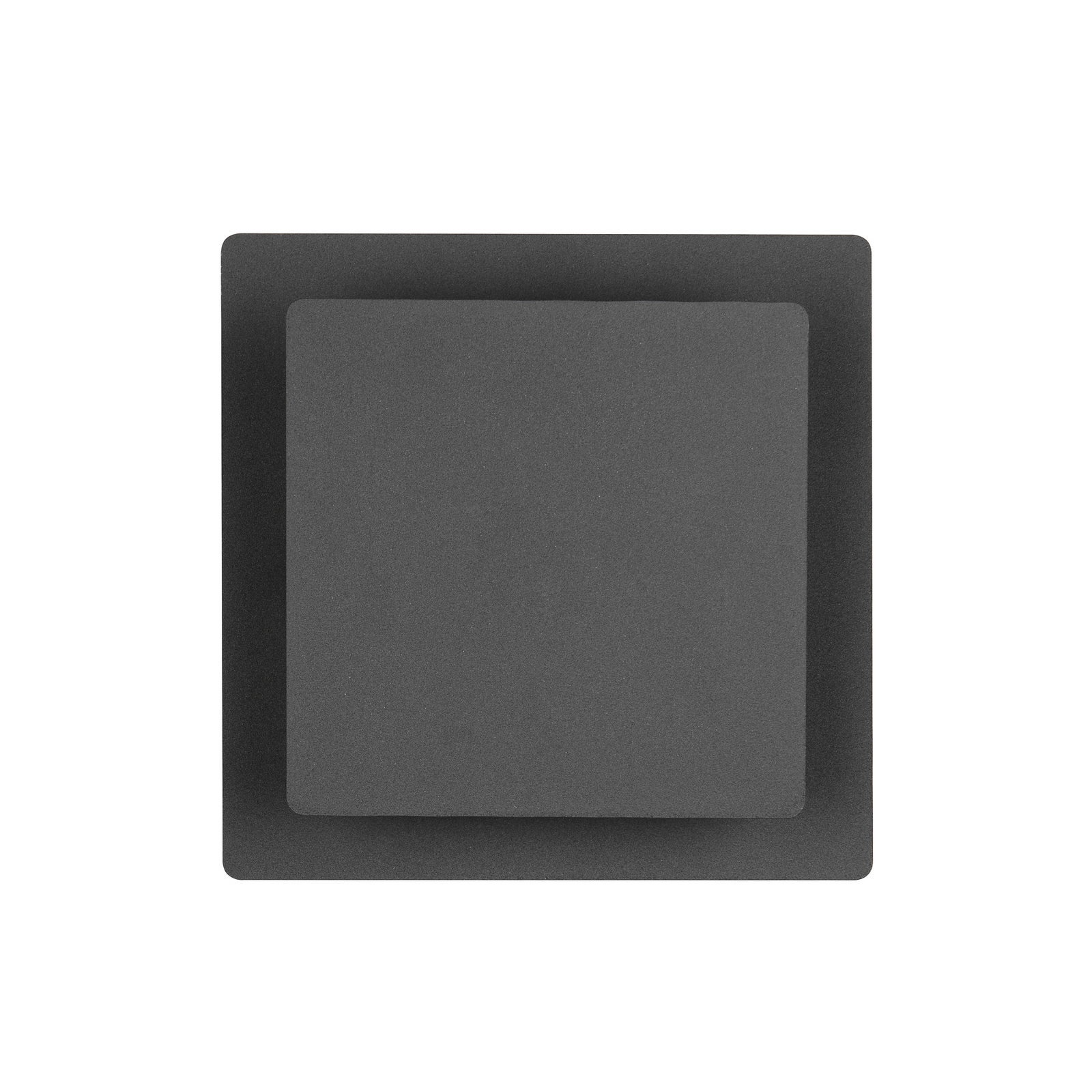 Applique murale LED Mio, noir mat, largeur 18 cm, métal