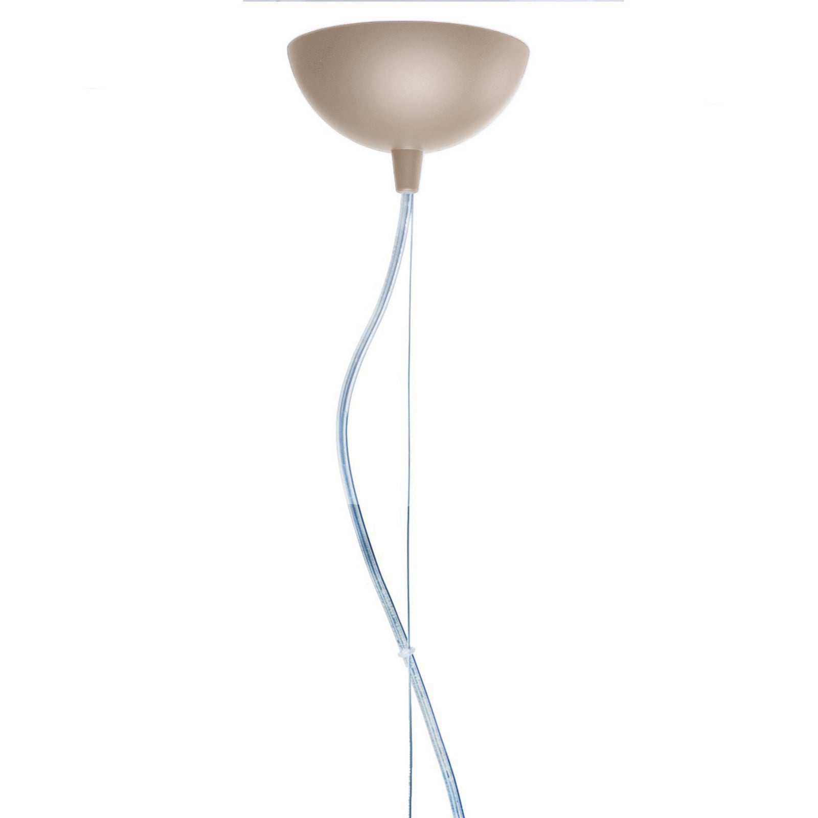 Lampă suspendată Kartell Kabuki gri porumbel Ø 50 cm - Camera de zi / sufragerie - Design - Plastic