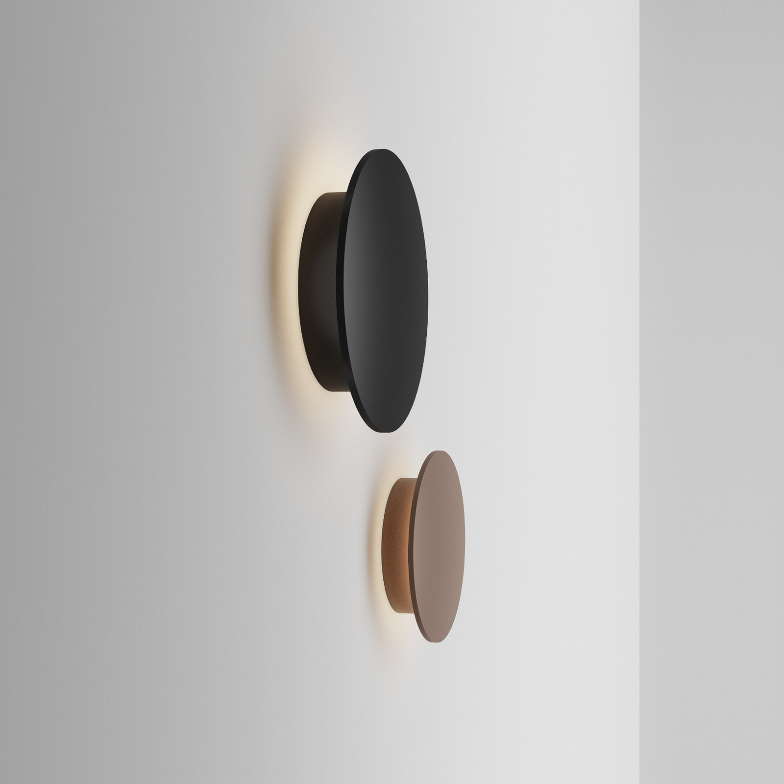 Ideal Lux LED-Außenwandlampe Punto schwarz Ø 30 cm Ideal Lux LED-Außenwandlampe Punto schwarz Ø 30 cm