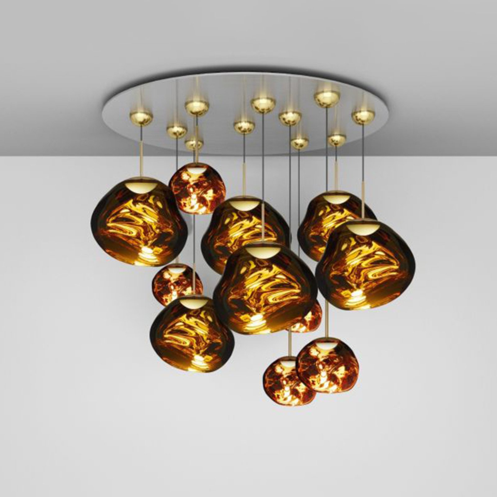 Tom Dixon Melt Mega Pendellampe 11-flg.
